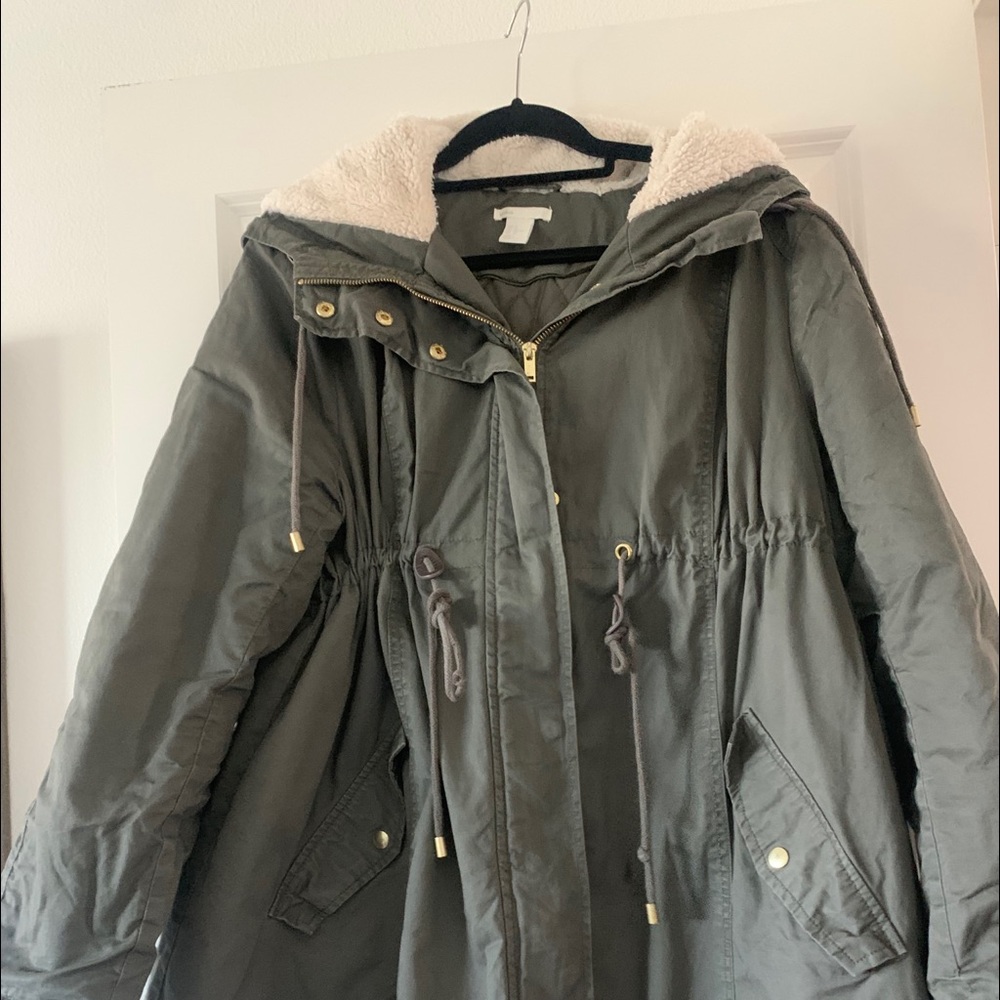 Olive green jacket